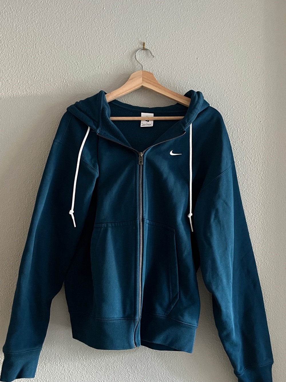 Nike Teal Full-Zip Hoodie Jacket Size M